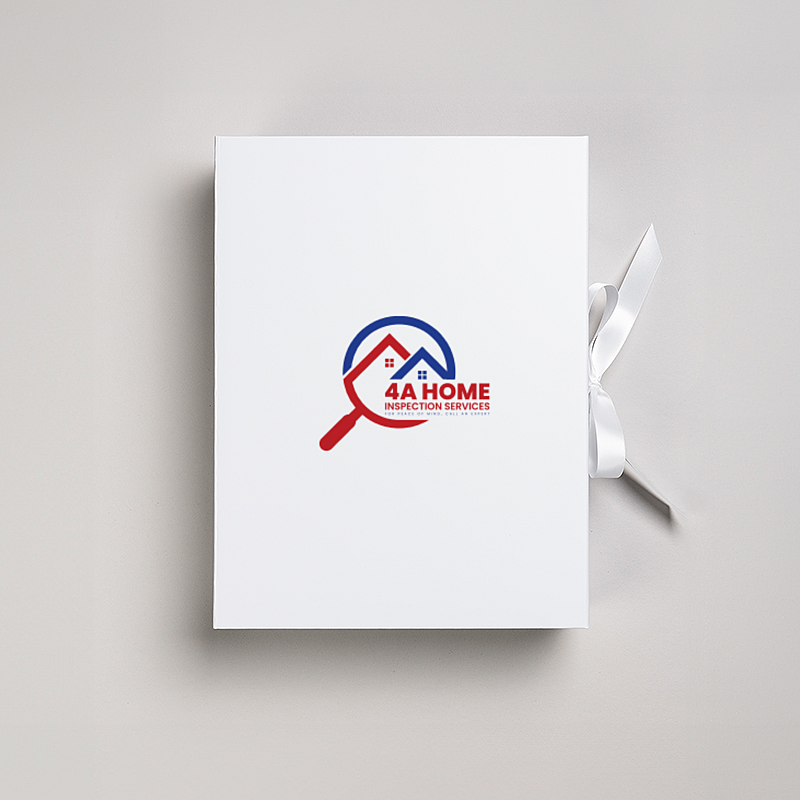 Picture of Magnetic Presentation Box with Ribbon - White