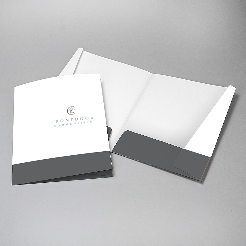Picture of Glueless Pocket Folder - 8.875" x 11.5"