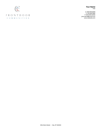 Picture of White 70lb Letterhead