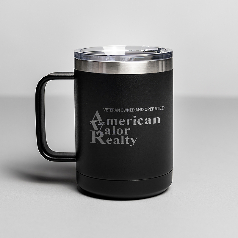 Picture of Black 15 oz. Polar Camel Mug with Slider Lid