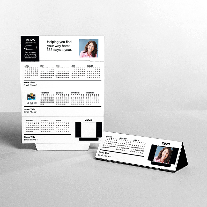 Picture of Custom Tented Desk Calendars - 2025