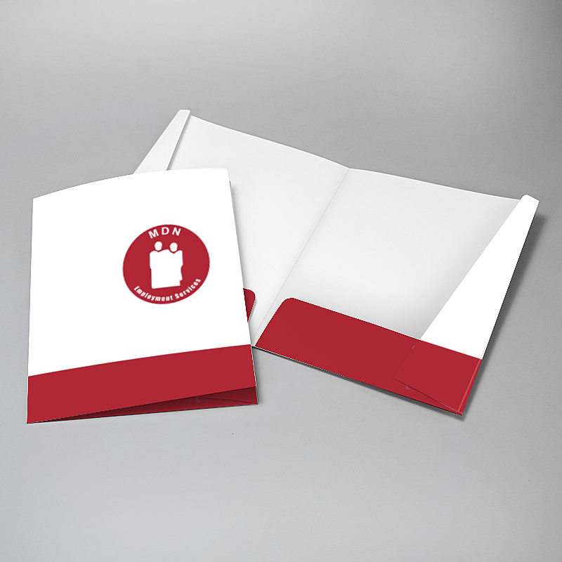 Picture of Glueless Pocket Folder - 8.875" x 11.5"