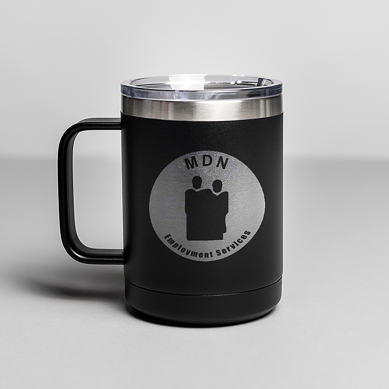 Picture of Black 15 oz. Polar Camel Mug with Slider Lid
