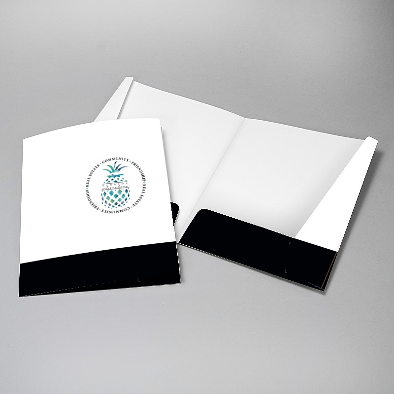 Picture of Glueless Pocket Folder - 8.875" x 11.5"