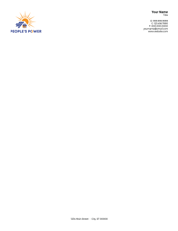 Picture of White 70lb Letterhead