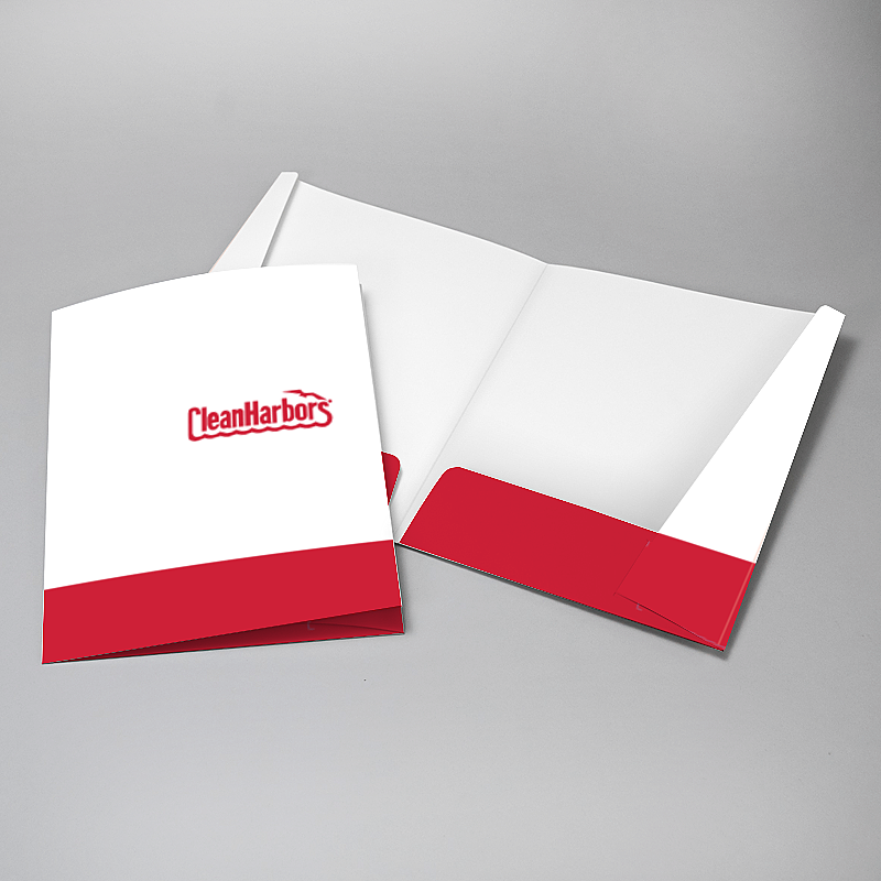 Picture of Glueless Pocket Folder - 8.875" x 11.5"