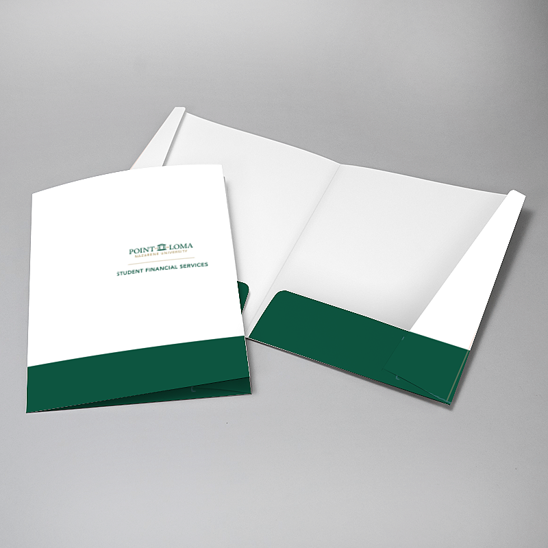 Picture of Glueless Pocket Folder - 8.875" x 11.5"