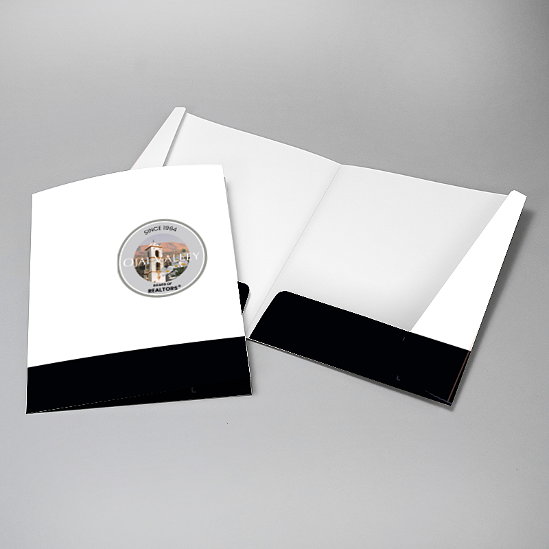 Picture of Glueless Pocket Folder - 8.875" x 11.5"