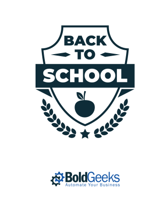 Picture of Note Card - Back to School Badge