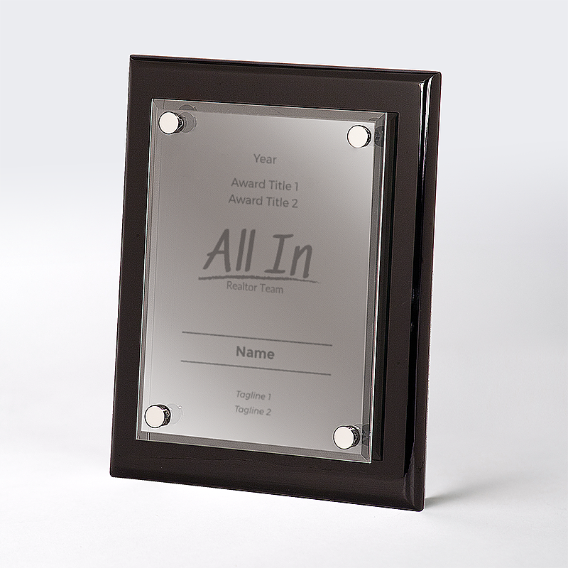 Picture of Elegant Floating Plaque - Black