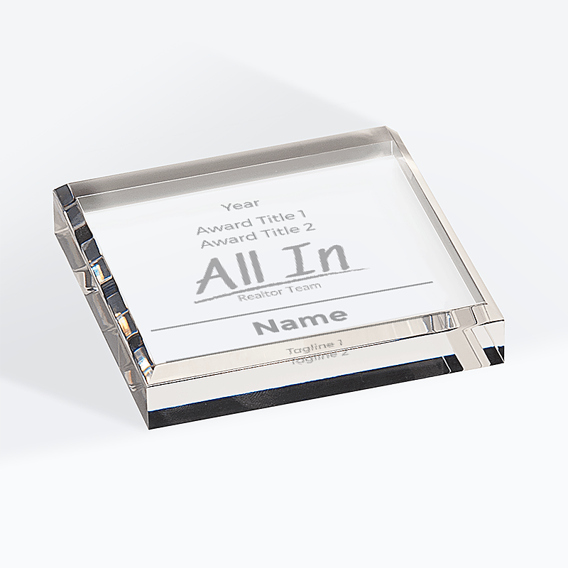 Picture of Elegant Paperweight Award