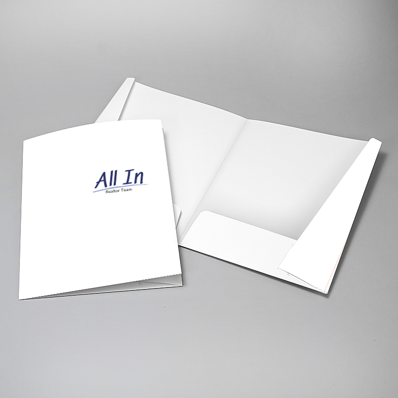 Picture of Glueless Pocket Folder - 8.875" x 11.5"
