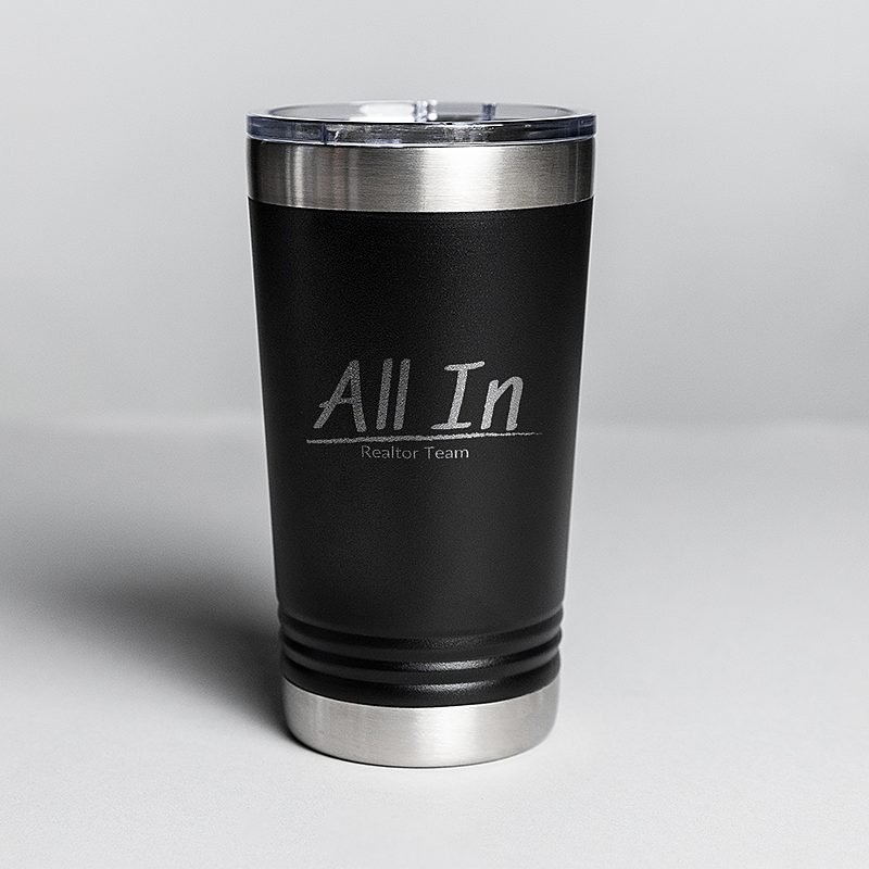 Picture of Black 16 oz. Polar Camel Pint with Slider Lid