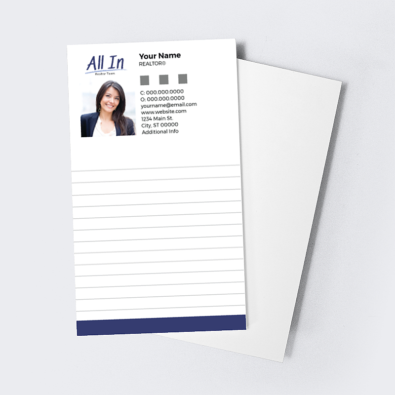 Picture of Custom Every Page Notepads