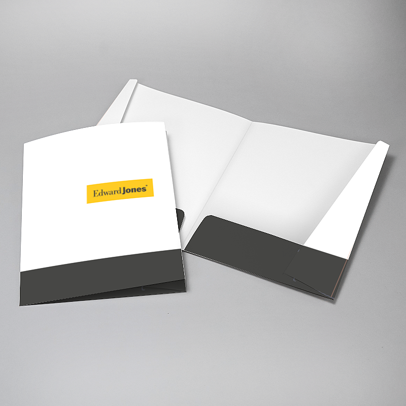 Picture of Glueless Pocket Folder - 8.875" x 11.5"