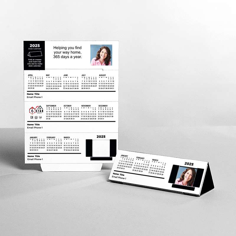Picture of Custom Tented Desk Calendars - 2025