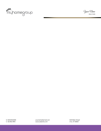 Picture of White 70lb Letterhead