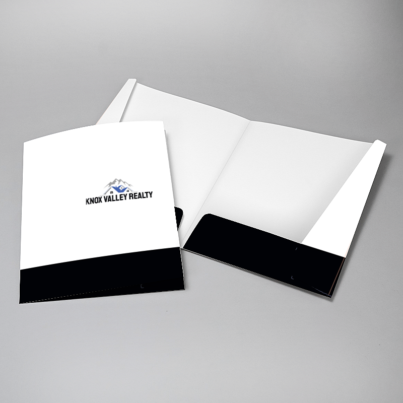 Picture of Glueless Pocket Folder - 8.875" x 11.5"