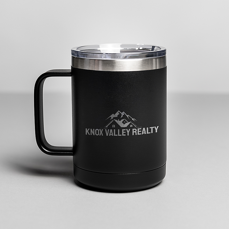 Picture of Black 15 oz. Polar Camel Mug with Slider Lid
