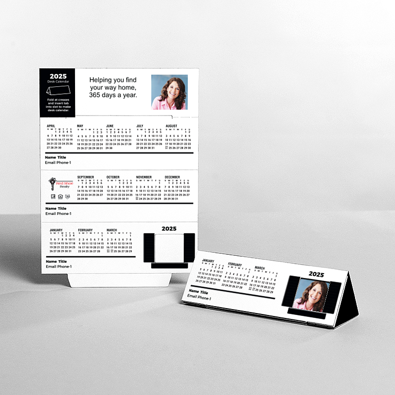 Picture of Custom Tented Desk Calendars - 2025