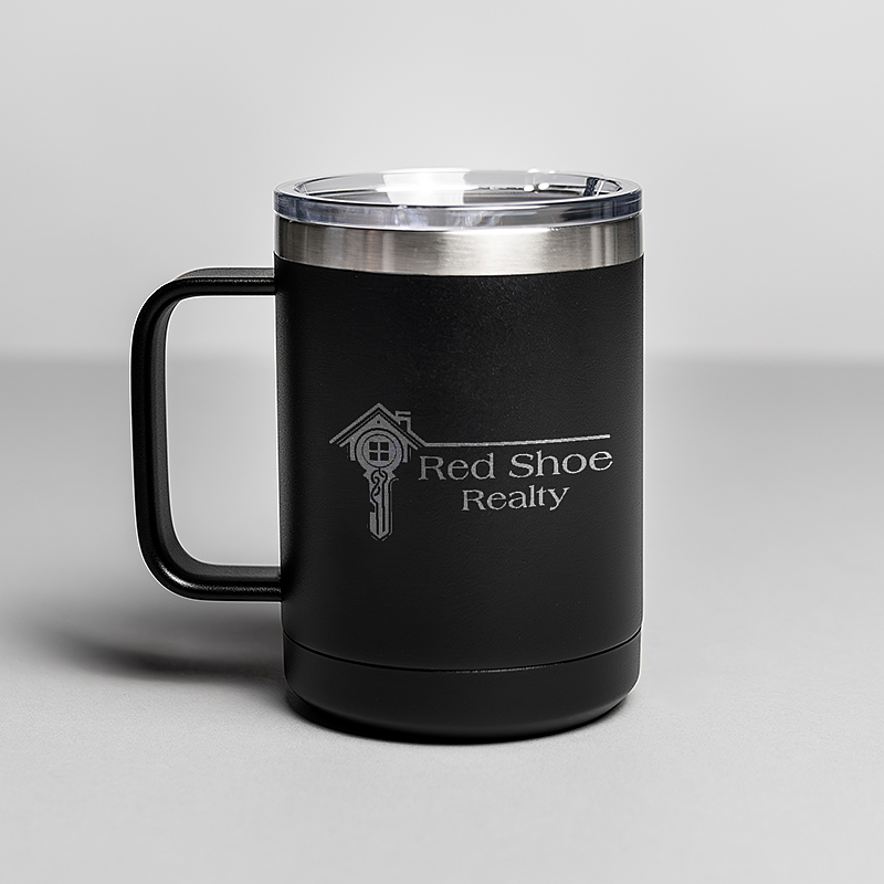 Picture of Black 15 oz. Polar Camel Mug with Slider Lid