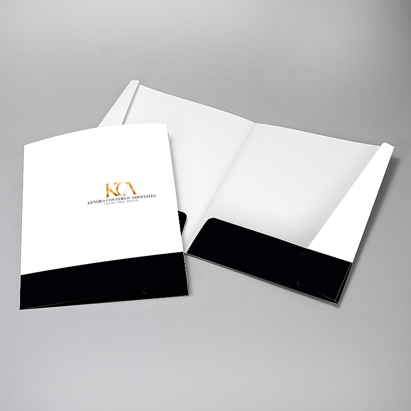 Picture of Glueless Pocket Folder - 8.875" x 11.5"