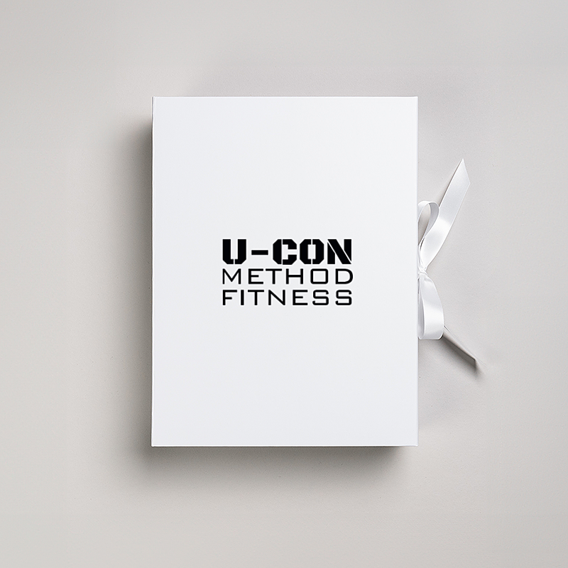 Picture of Magnetic Presentation Box with Ribbon - White