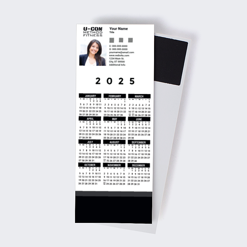 Picture of Custom QuickCard Calendar Magnets - 2025