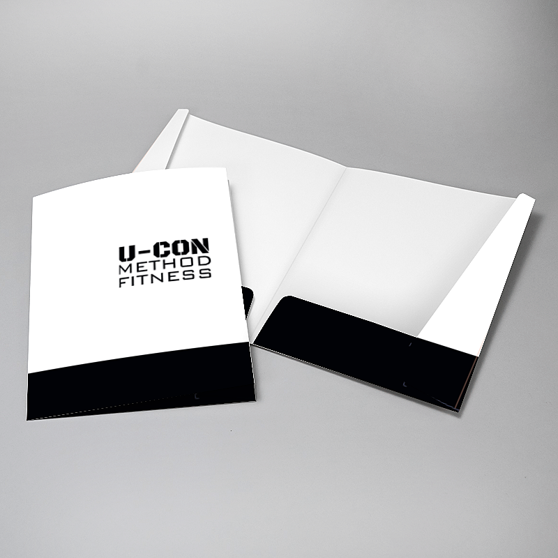 Picture of Glueless Pocket Folder - 8.875" x 11.5"