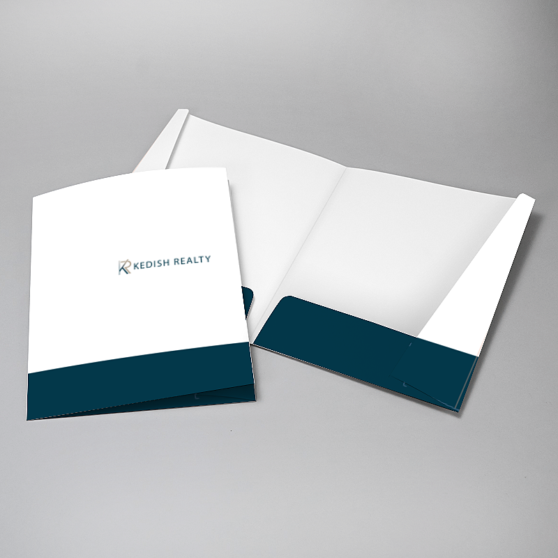 Picture of Glueless Pocket Folder - 8.875" x 11.5"
