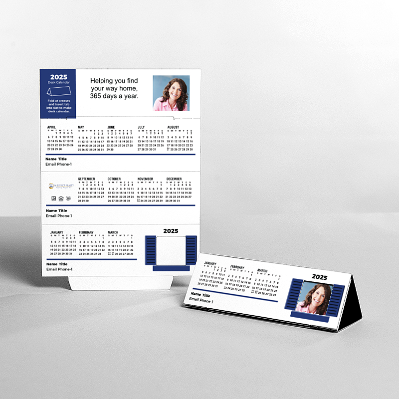 Picture of Custom Tented Desk Calendars - 2025