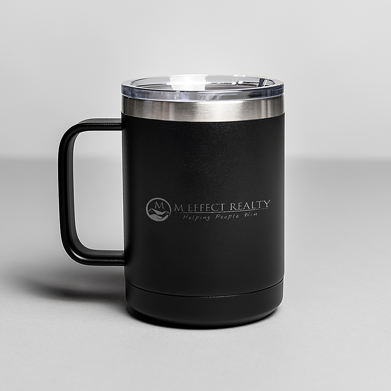 Picture of Black 15 oz. Polar Camel Mug with Slider Lid