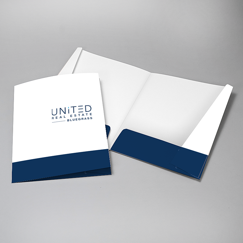 Picture of Glueless Pocket Folder - 8.875" x 11.5"