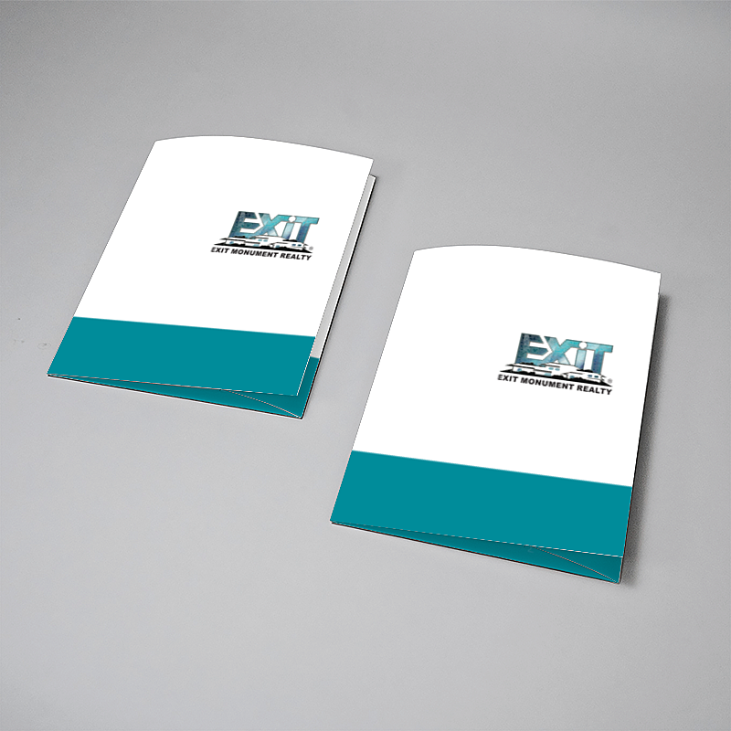 Picture of Glueless Pocket Folder - 8.875" x 11.5"