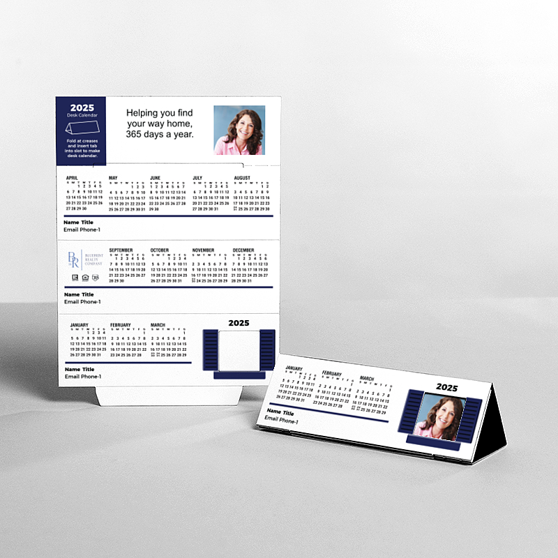 Picture of Custom Tented Desk Calendars - 2025