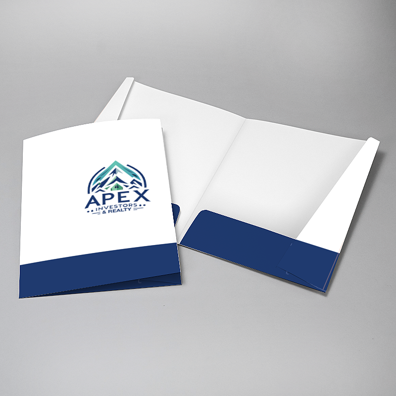 Picture of Glueless Pocket Folder - 8.875" x 11.5"