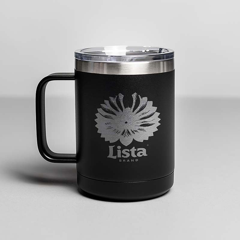 Picture of Black 15 oz. Polar Camel Mug with Slider Lid