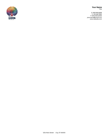 Picture of White 70lb Letterhead