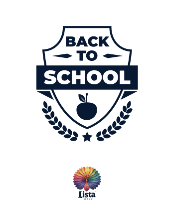 Picture of Note Card - Back to School Badge