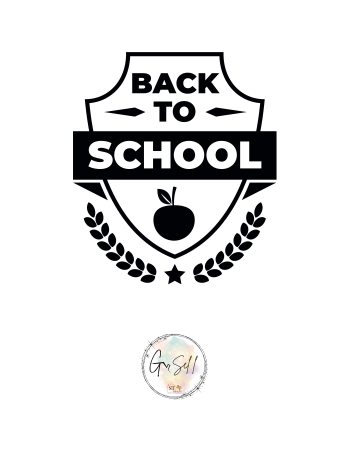 Picture of Note Card - Back to School Badge