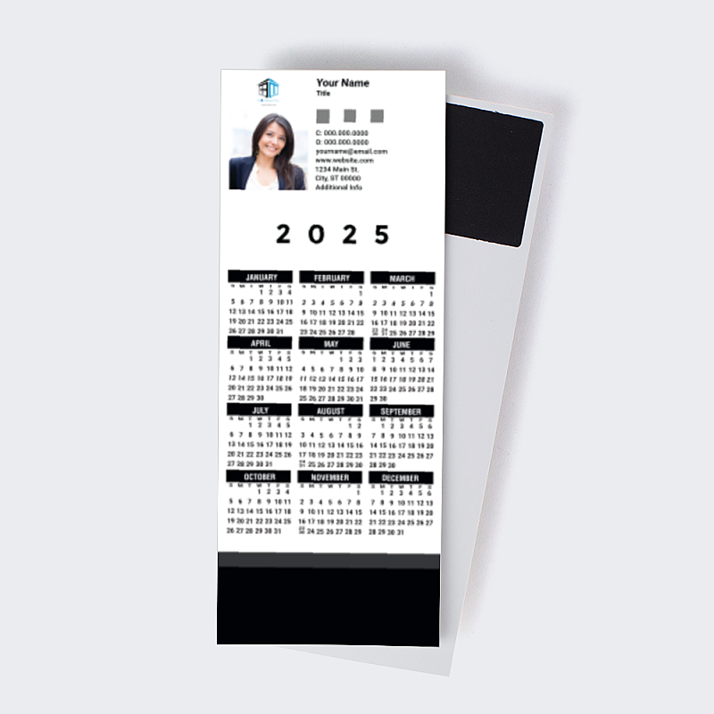 Picture of Custom QuickCard Calendar Magnets - 2025