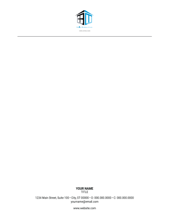 Picture of White 70lb Letterhead