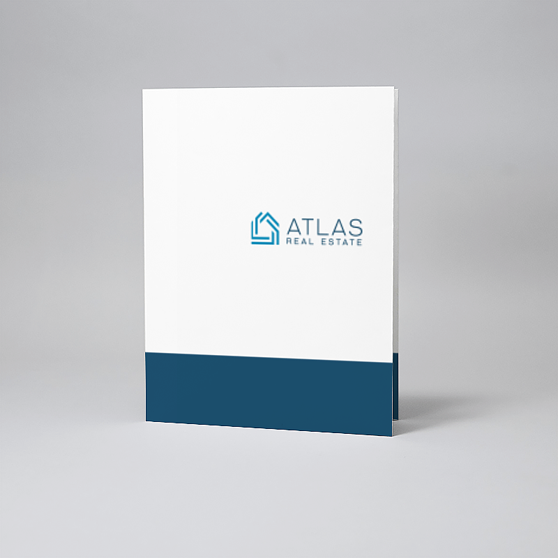 Picture of Glueless Pocket Folder - 8.875" x 11.5"