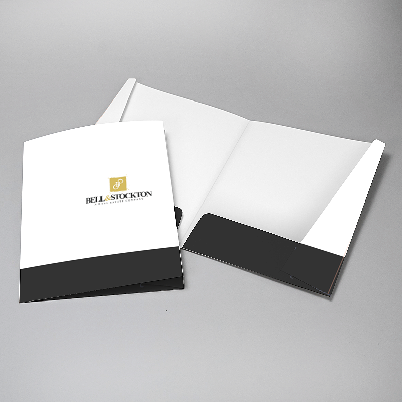 Picture of Glueless Pocket Folder - 8.875" x 11.5"