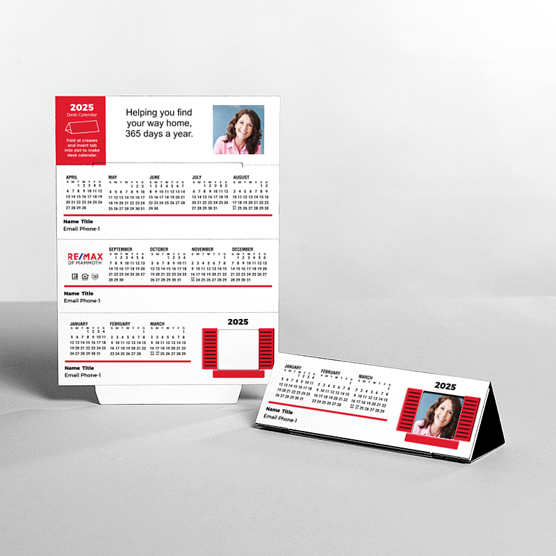 Picture of Custom Tented Desk Calendars - 2025