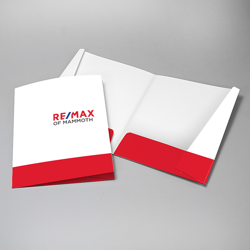 Picture of Glueless Pocket Folder - 8.875" x 11.5"