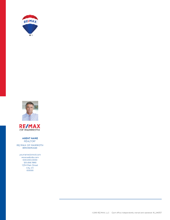 Picture of RE/MAX LLC White 70lb Letterhead